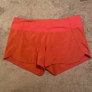 Lululemon Red Run Speed Up Short